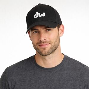 DW Drums Hat Flexfit Fitted Black Cap Sz L/XL "The Drummers Choice"